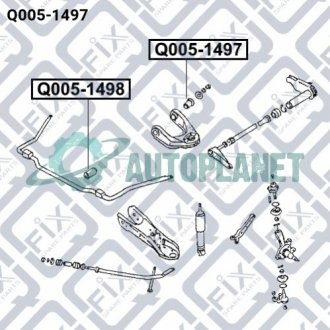 Сайлентблок верхнього важеля Q-fix Q005-1497