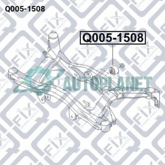 Сайлентблок задней балки Q-fix Q0051508