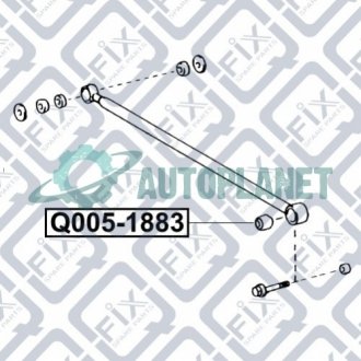 Сайлентблок заднего поперечного рычага Q-fix Q0051883