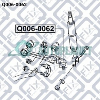 Пыльник опоры шаровой нижнего рычага Q-fix Q0060062