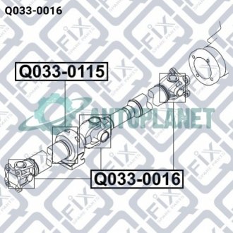 Хрестовина карданного валу Q-fix Q0330016