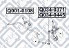 Тяга стабілізатора передня (права) Q-fix Q034-0371 (фото 1)