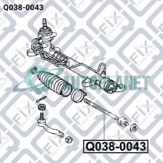 Рульова тяга Q-fix Q0380043