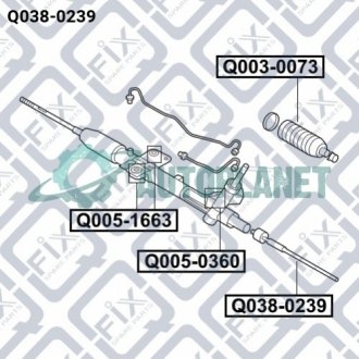 Рульова тяга Q-fix Q0380239