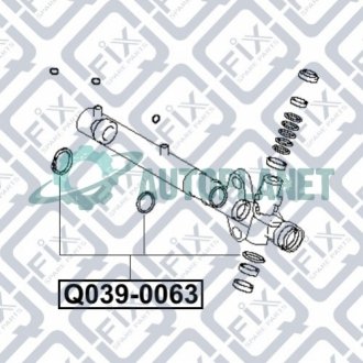 Ремкомплект рульової рейки Q-fix Q039-0063 (фото 1)