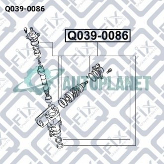 РЕМ К-Т РУЛЕВ РЕЙКИ Q-fix Q039-0086