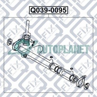 Ремкомплект рульової рейки Q-fix Q0390095