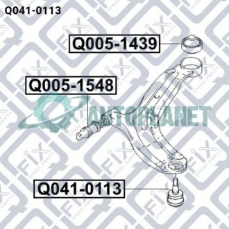 Опора кульова Q-fix Q041-0113