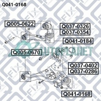 Опора кульова Q-fix Q041-0168