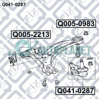 Опора кульова Q-fix Q041-0287