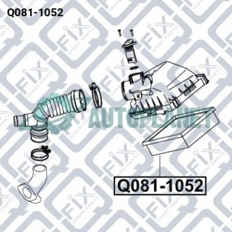 Фільтр повітряний Q-fix Q081-1052 (фото 1)