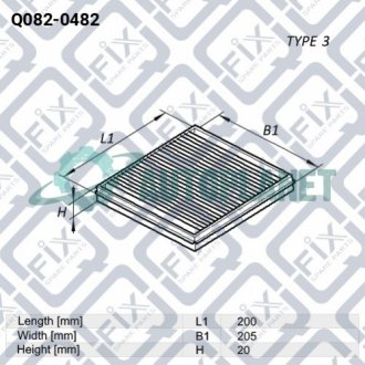 Фільтр салону Q-fix Q0820482