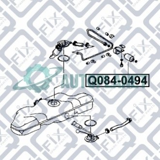 Фільтр паливний Q-fix Q0840494