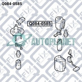 Фільтр паливний Q-fix Q084-0585