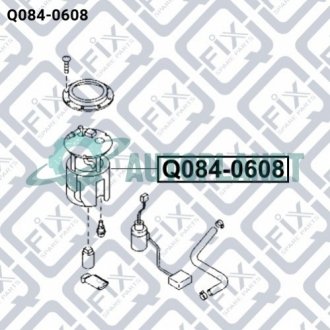 Фільтр паливний Q-fix Q084-0608