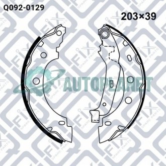 Колодки гальмівні барабанні Q-fix Q0920129