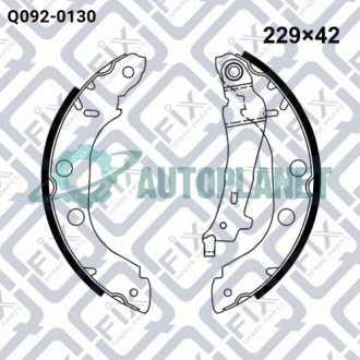 Колодки тормозные барабанные Q-fix Q0920130