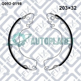 Колодки гальмівні барабанні Q-fix Q0920198