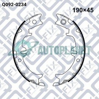 Колодки гальма стоянки Q-fix Q0920234