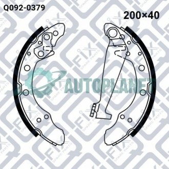 Колодки гальмівні барабанні Q-fix Q092-0379