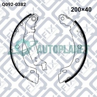 Колодки стояночного тормоза Q-fix Q0920382