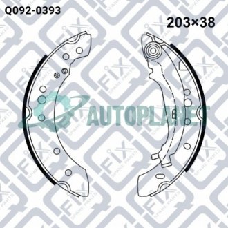 Колодки тормозные барабанные Q-fix Q0920393