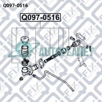 Циліндр зчеплення (головний) Q-fix Q097-0516 (фото 1)
