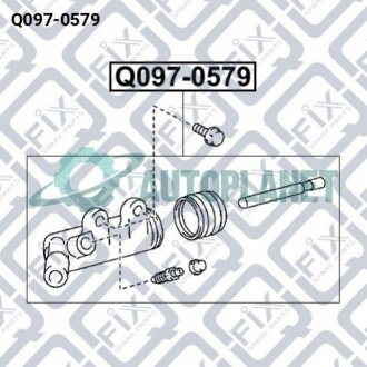 ЦИЛИНДР СЦЕПЛЕНИЯ РАБОЧИЙ Q-fix Q097-0579 (фото 1)