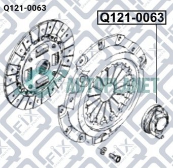 Підшипник вижимний Q-fix Q121-0063 (фото 1)