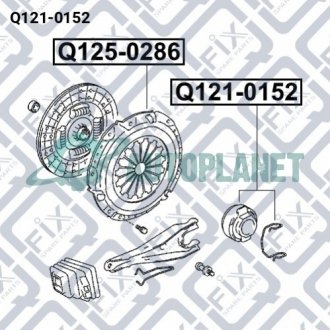 ПОДШИПНИК ВЫЖИМНОЙ Q-fix Q121-0152