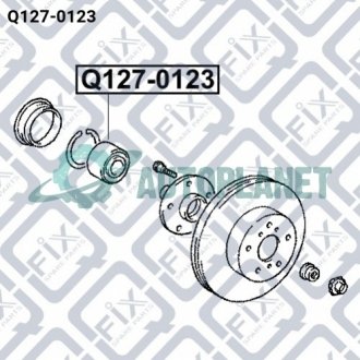 Підшипник маточинний передній Q-fix Q127-0123