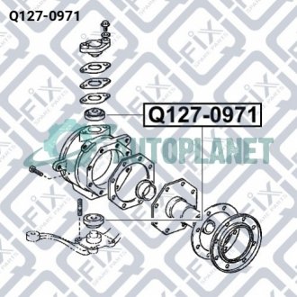 ПОДШИПНИК ПОВОРОТНОГО КУЛАКА Q-fix Q127-0971