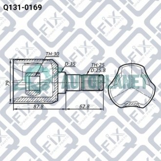 Шрус внутренний Q-fix Q1310169