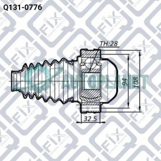 Шрус внутрішній Q-fix Q1310776