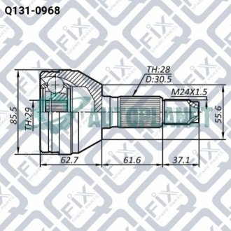 Шрус зовнішній Q-fix Q1310968