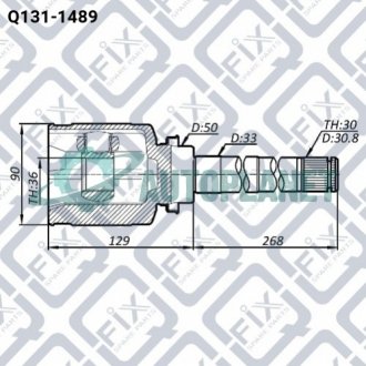 Шрус внутрішній правий Q-fix Q1311489