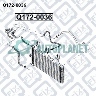 Радіатор охолодження АКПП Q-fix Q172-0036 (фото 1)