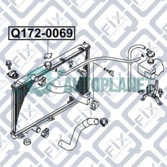 Кришка радіатора Q-fix Q1720069