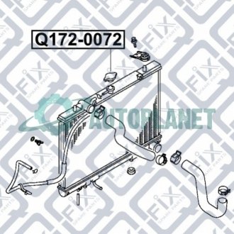 Кришка радіатора Q-fix Q172-0072