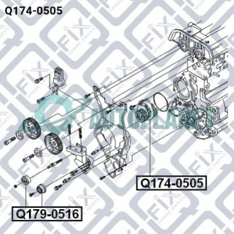 Насос водяний Q-fix Q174-0505