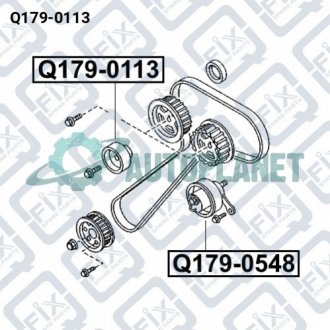 Ролик обвідний ременя ГРМ Q-fix Q179-0113