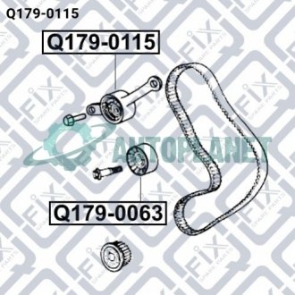 Ролик ГРМ Q-fix Q1790115