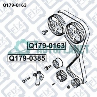 Ролик ГРМ Q-fix Q179-0163