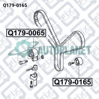Ролик обвідний ременя ГРМ Q-fix Q179-0165