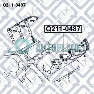 Котушка запалювання Q-fix Q211-0487