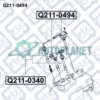 КАТУШКА ЗАЖИГАНИЯ Q-fix Q211-0494