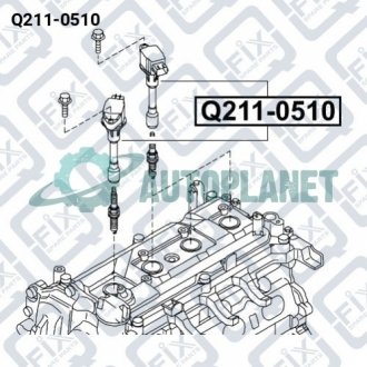 КАТУШКА ЗАЖИГАНИЯ Q-fix Q211-0510 (фото 1)