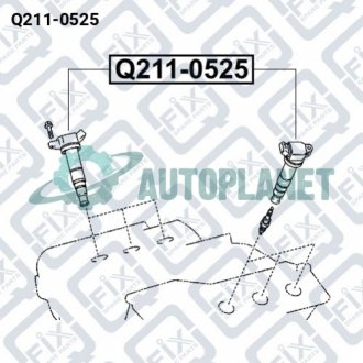 КАТУШКА ЗАЖИГАНИЯ Q-fix Q211-0525