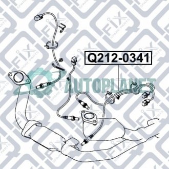 Датчик вихлопних газів (лямбда-зонд) Q-fix Q212-0341 (фото 1)