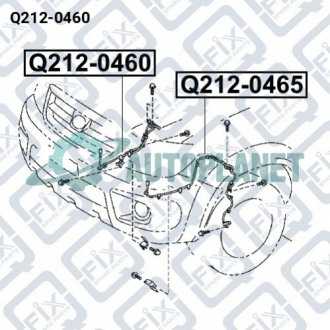 ДАТЧИК ABS ПЕРЕДНИЙ ПРАВЫЙ Q-fix Q212-0460